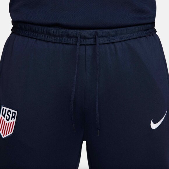 Nike USA Soccer Men's Knit Track Training Jogger Gym Pants Navy Blue Large - Picture 3 of 6